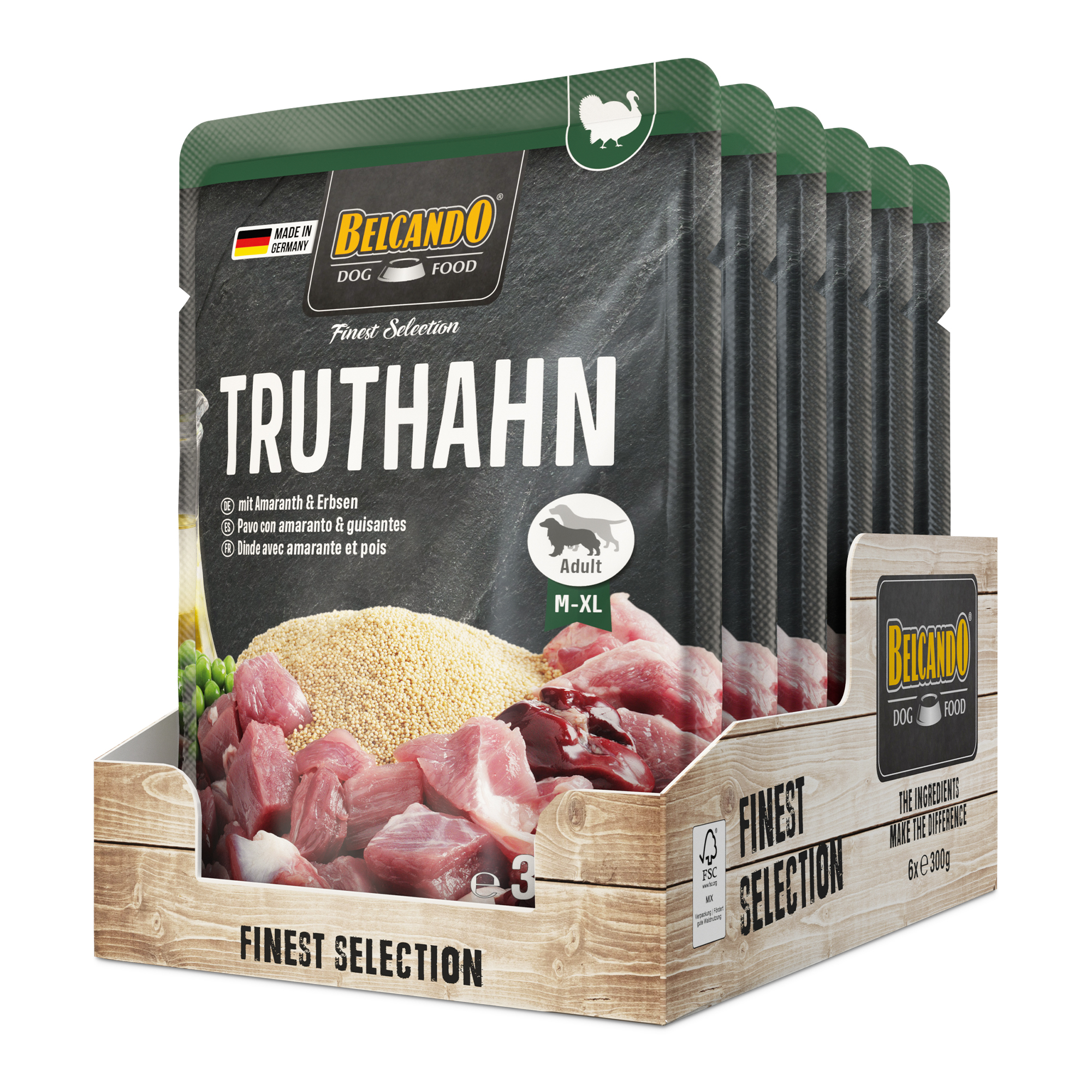 BELCANDO® Kalkoen met amarant & erwten