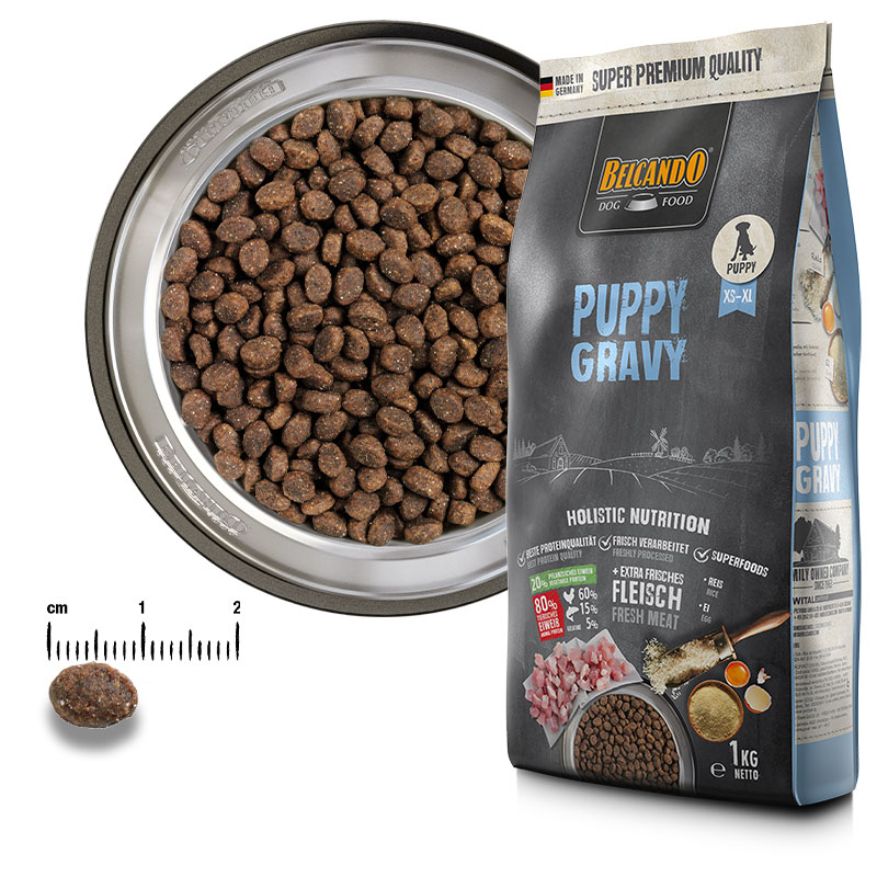 Futterabbildung Trockenfutter Puppy Gravy Futterabbildung Trockenfutter Puppy Gravy