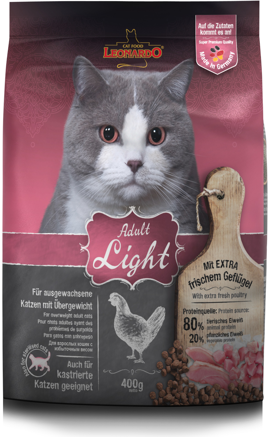 leonardo light cat food