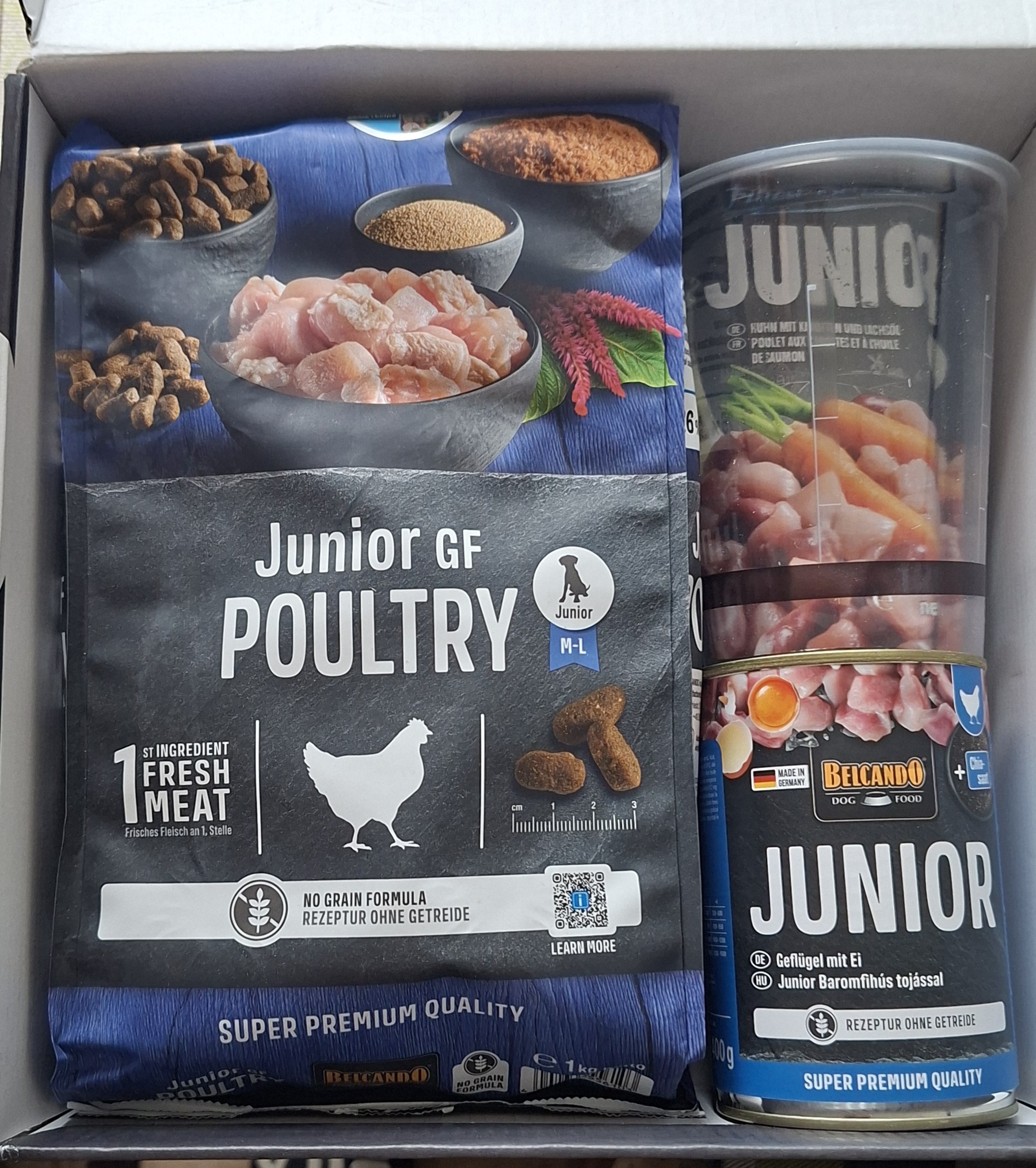 Dog Box BELCANDO Junior GF Poultry Dog Box BELCANDO Junior GF Poultry