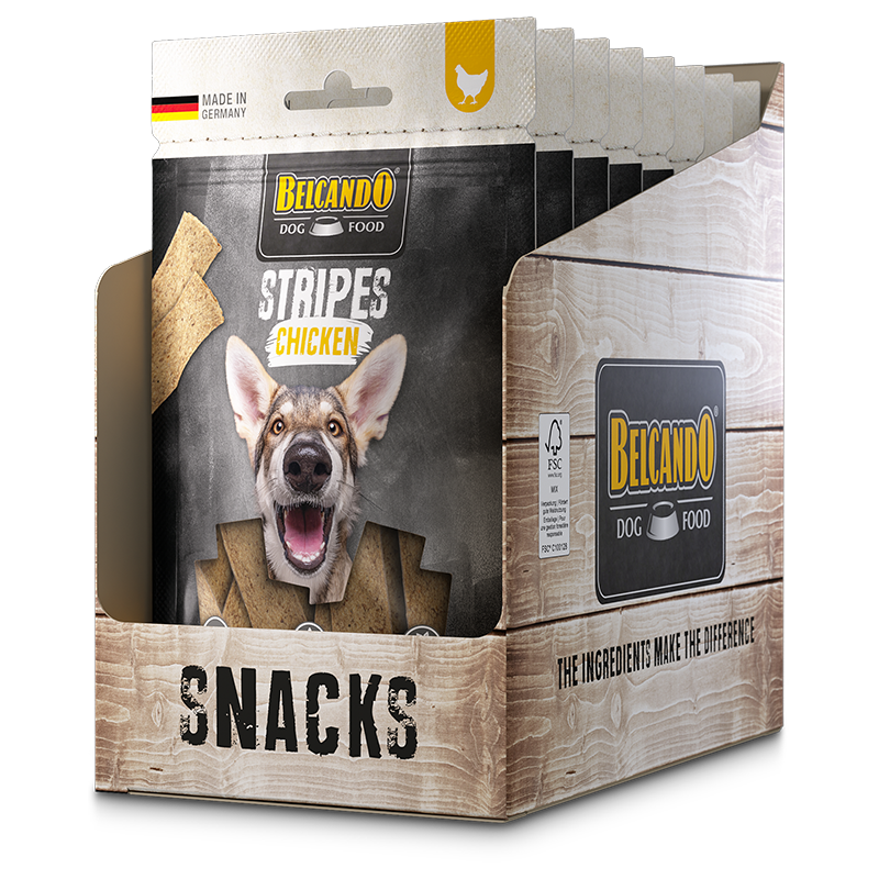 BELCANDO Stripes Chicken bb-snacks-stripes-chicken-70g-tray-re