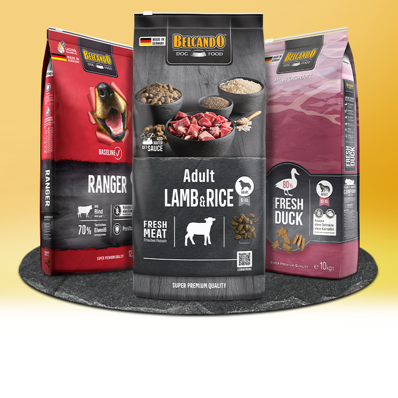 Produktübersicht Belcando Trockenfutter 
