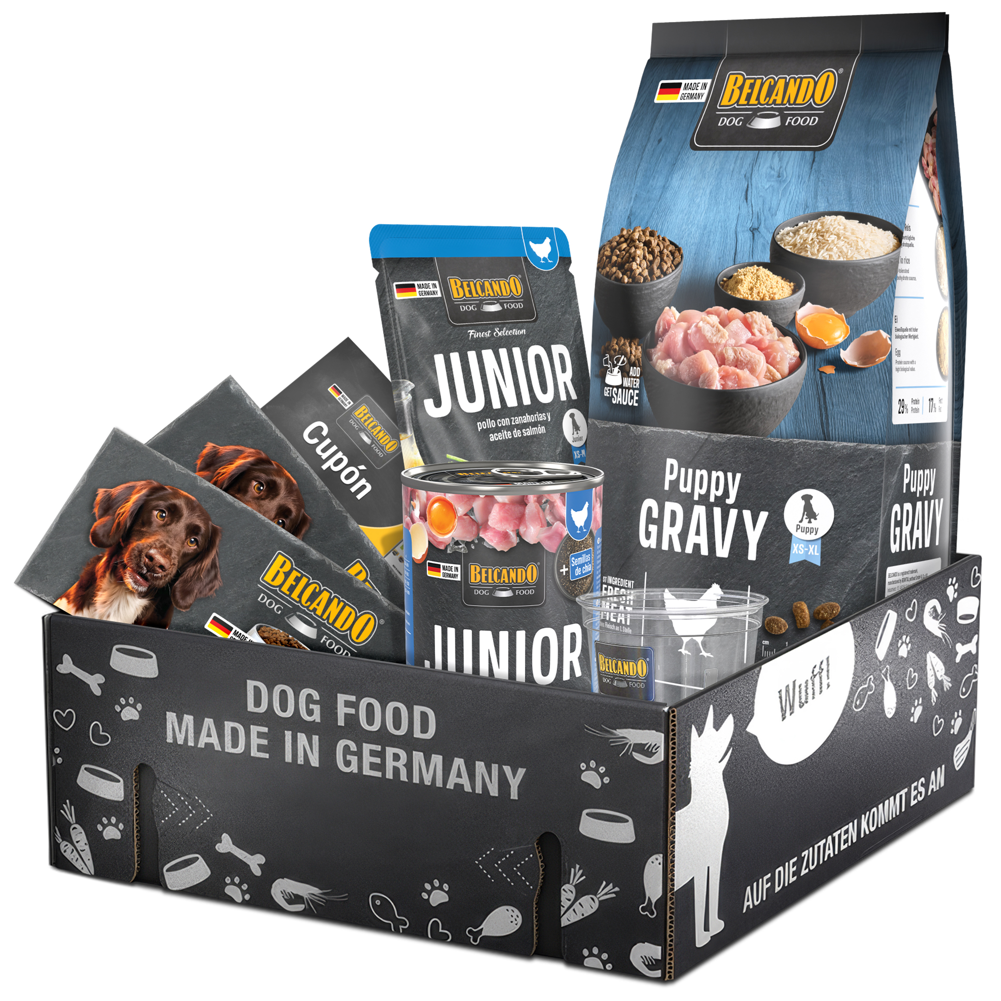 Dog Box BELCANDO Puppy Gravy Spanien Dog Box BELCANDO Puppy Gravy Spanien