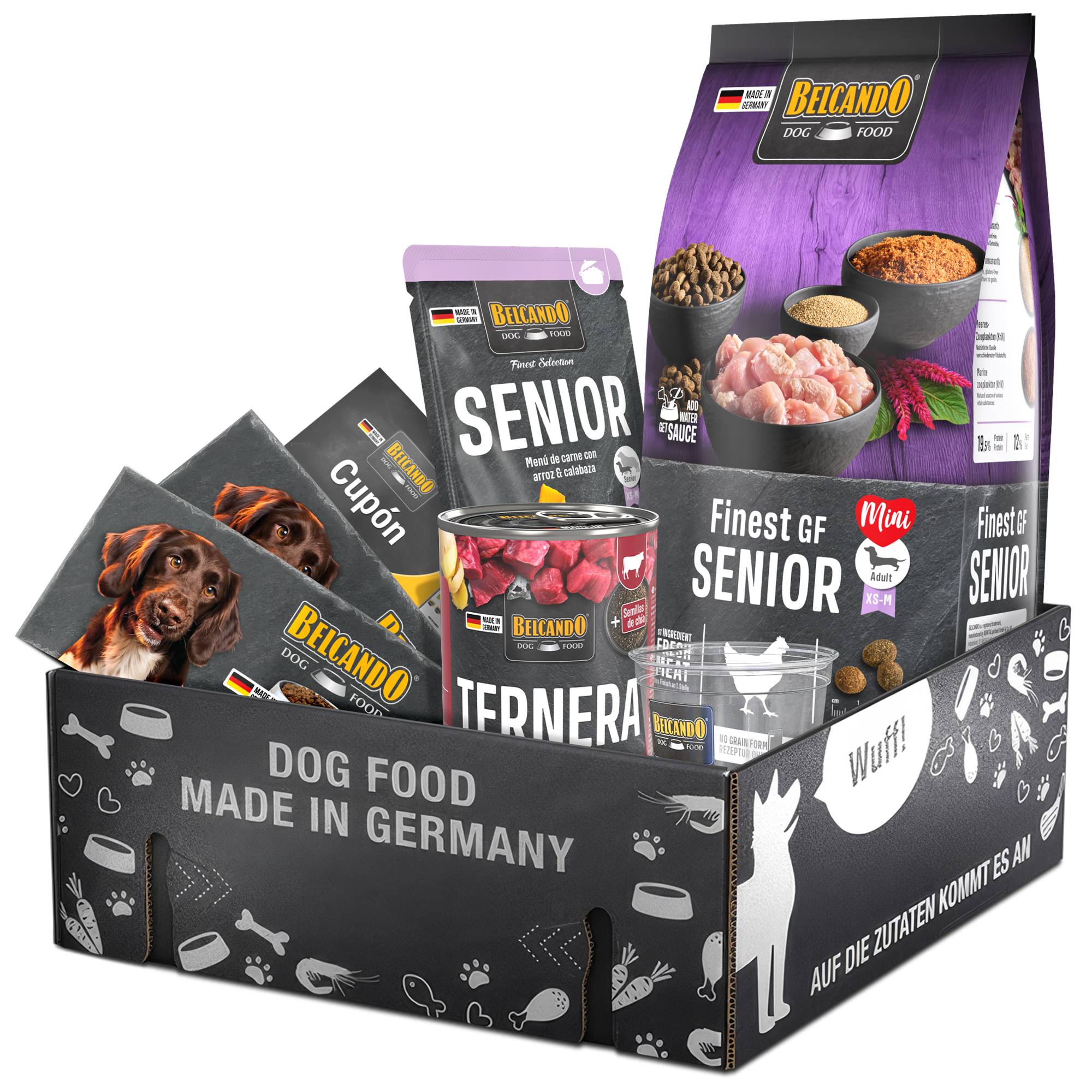Dog Box BELCANDO Finest GF Senior Spanien