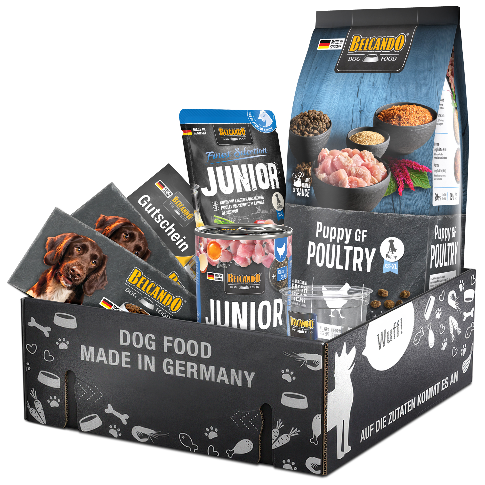 Dog Box BELCANDO Puppy GF Poultry