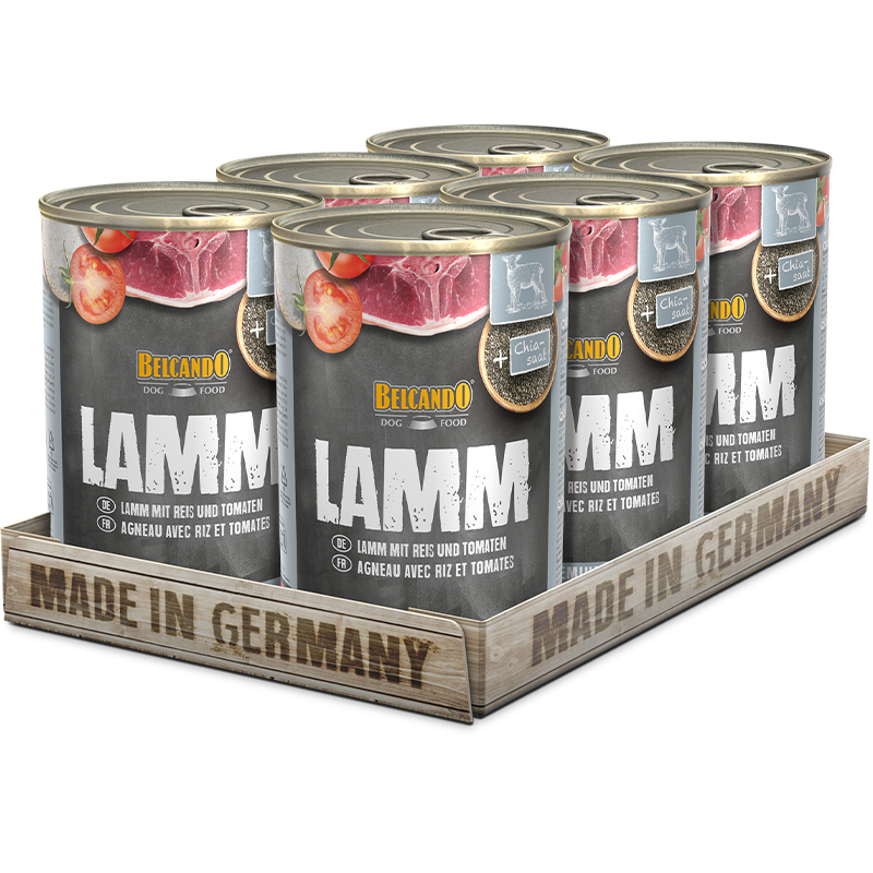BELCANDO Lamm mit Reis & Tomaten bb-dose-super-premium-lamm-400g-tray