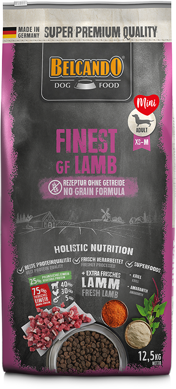 Belcando-Finest-GF-Lamb-12kg-front Belcando-Finest-GF-Lamb-12kg-front