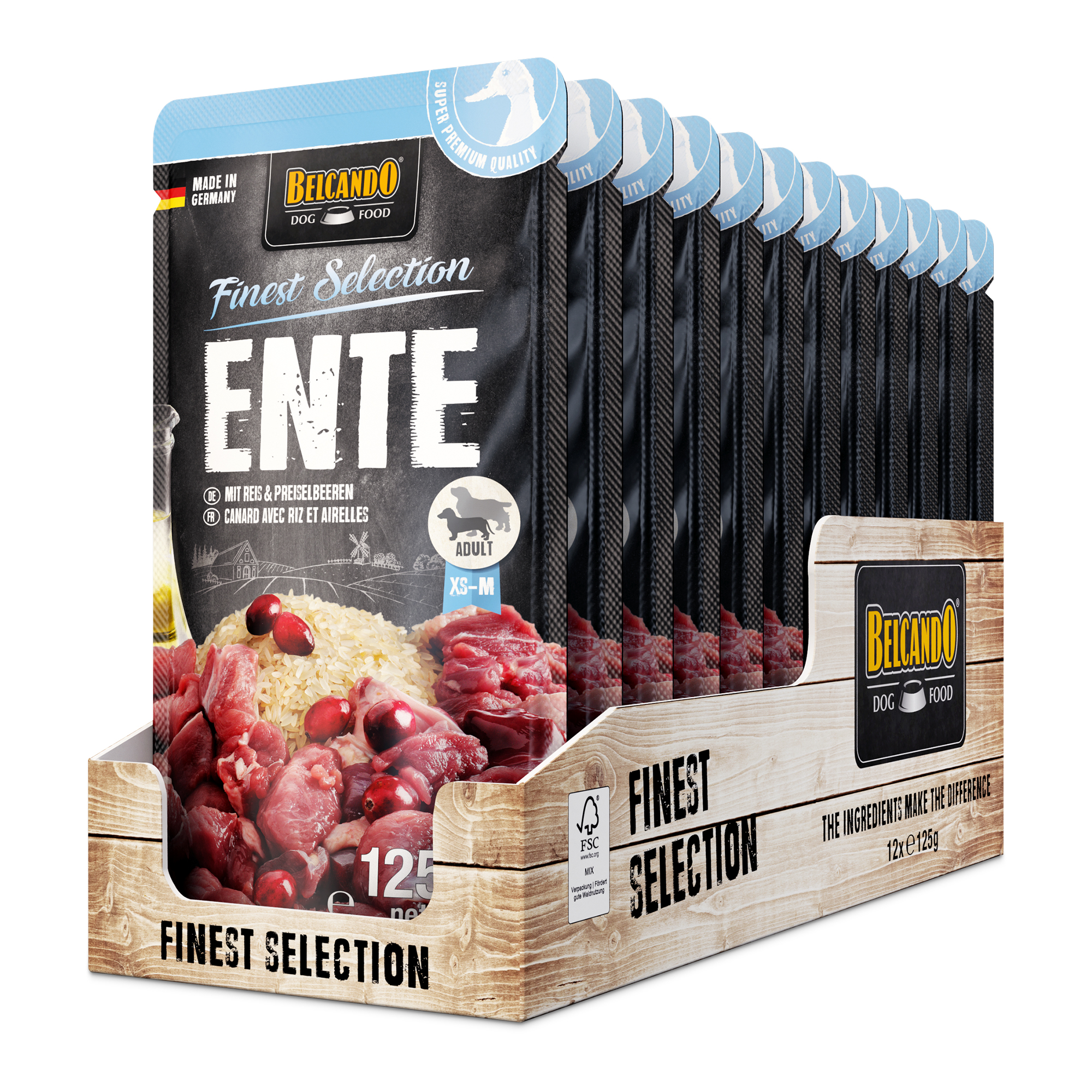 BELCANDO® Finest Selection And med ris og tyttebær
