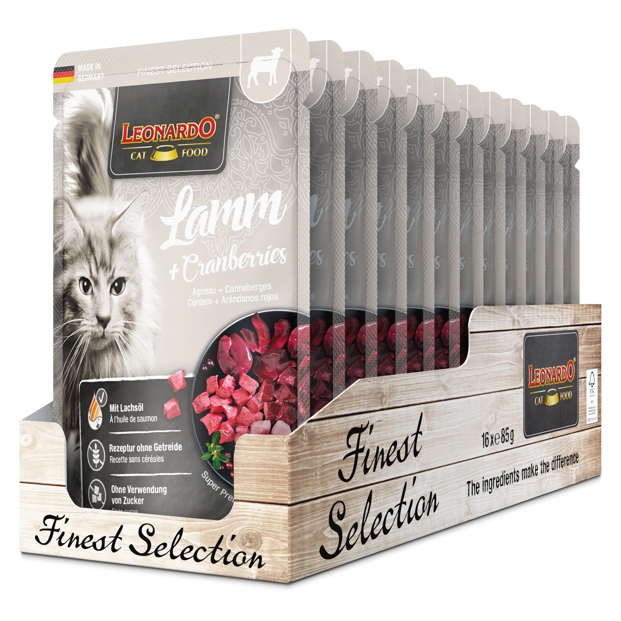 LEONARDO Jagnięcina + Żurawina LEONARDO Jagnięcina + Żurawina