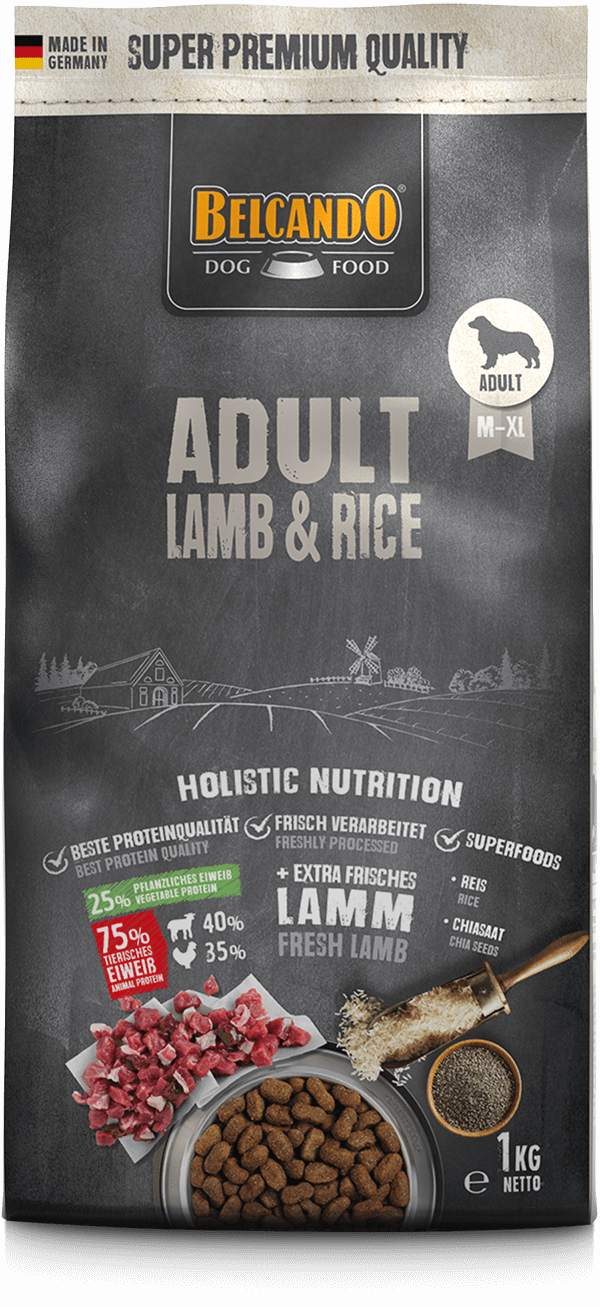 Belcando-Adult-Lamb-Rice-1kg-front Belcando-Adult-Lamb-Rice-1kg-front