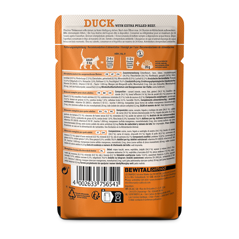 Pulled Beef DUCK Back Pulled Beef DUCK Back