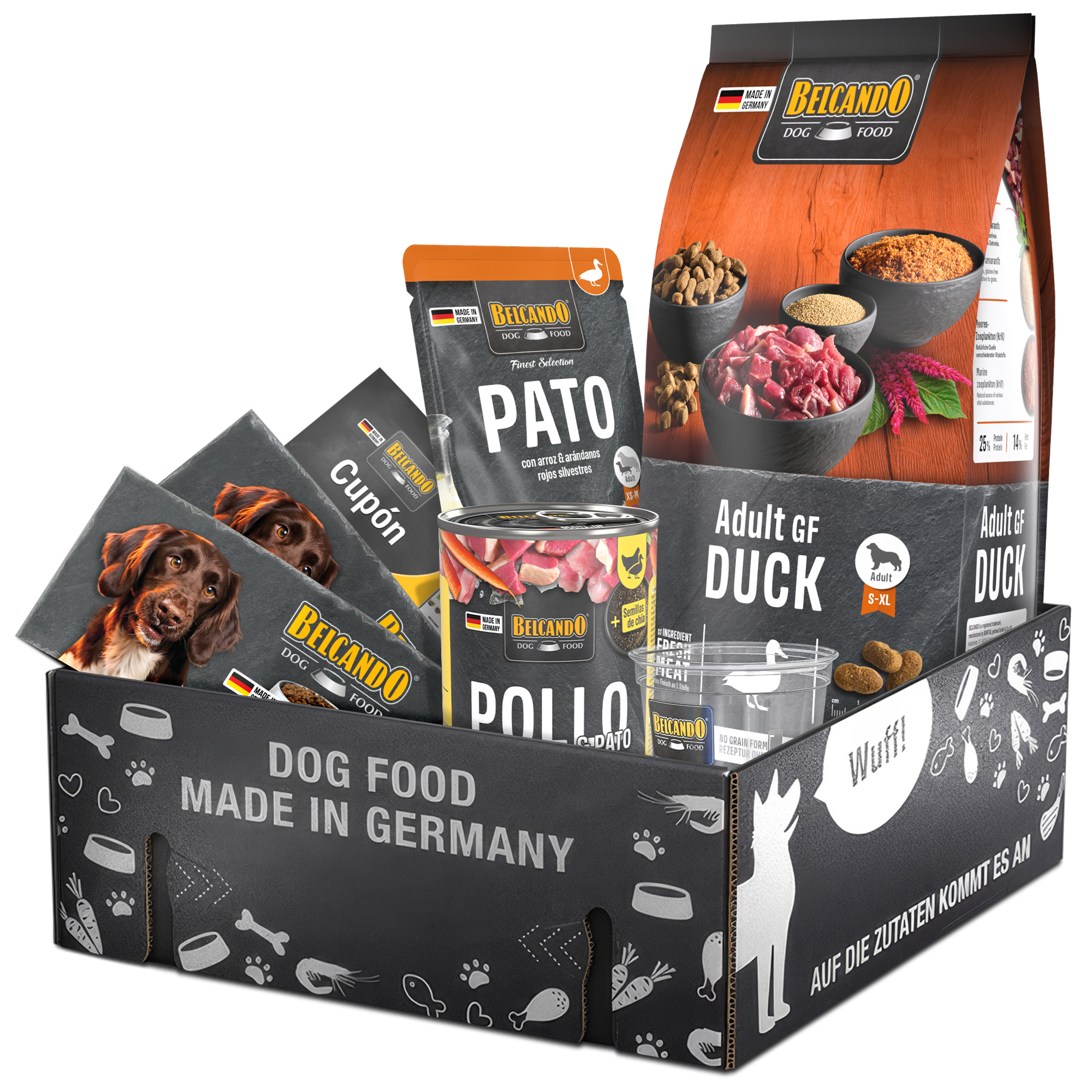 Dog Box BELCANDO Adult GF Duck Spanien