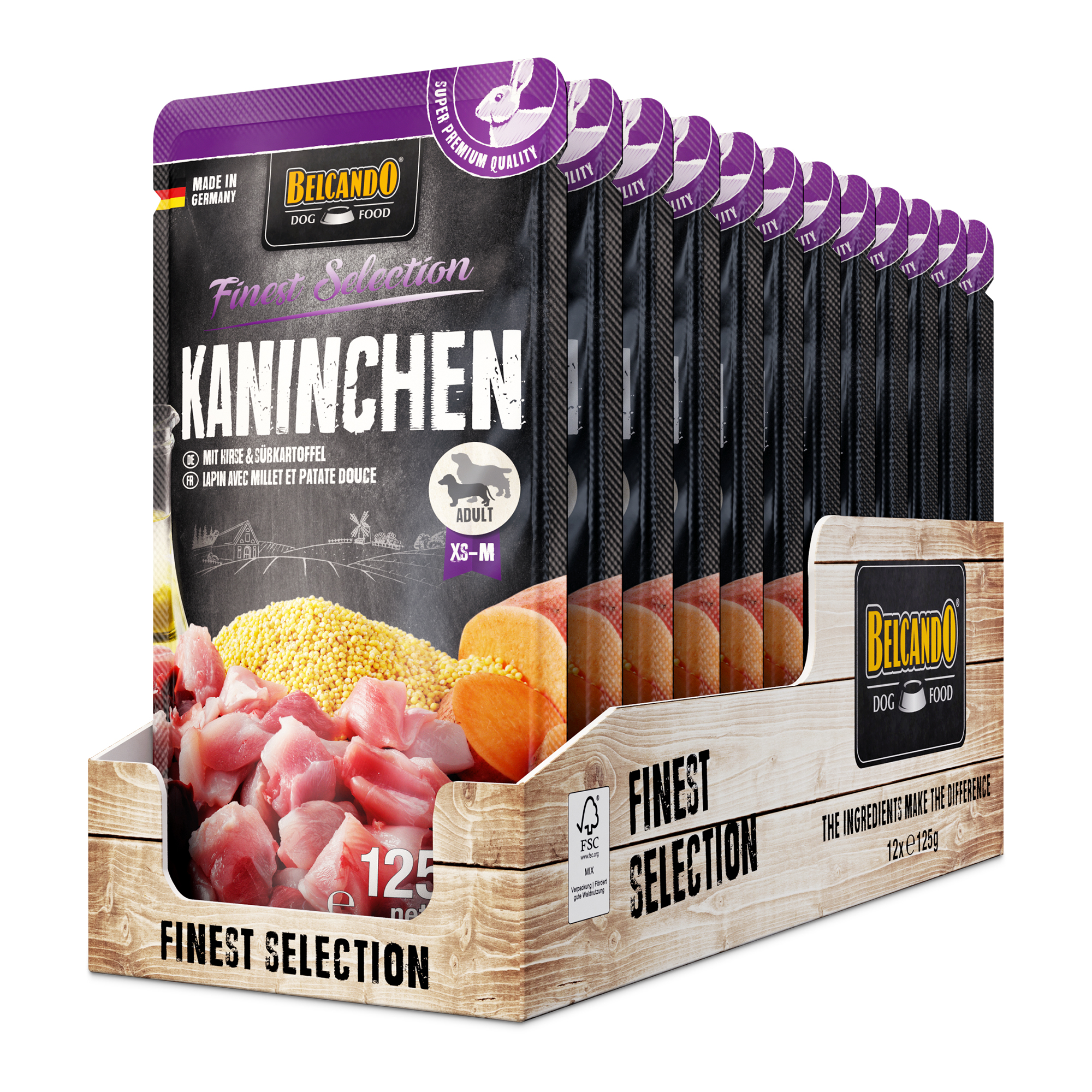 BELCANDO® Finest Selection Kanin med hirse og søde kartoffeler