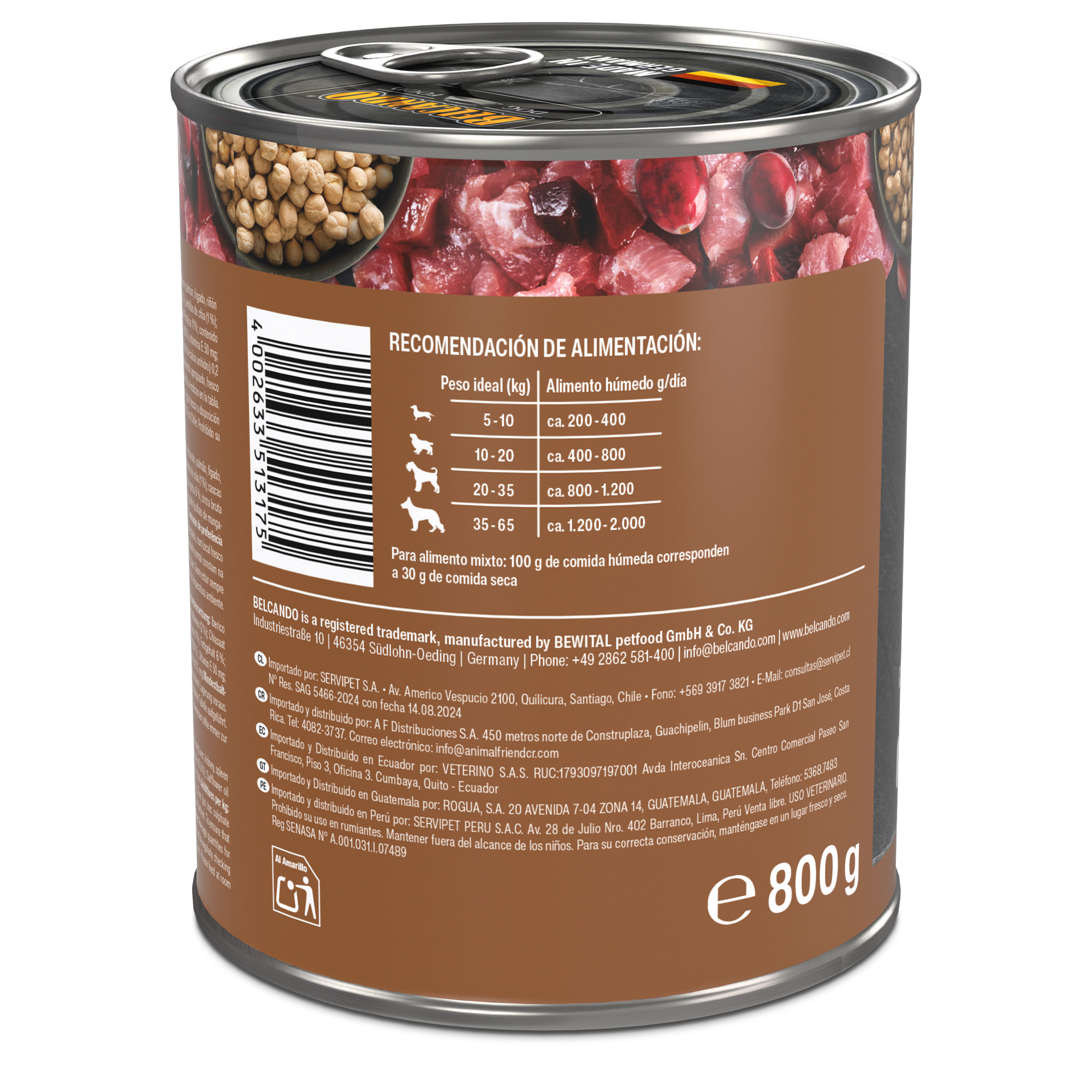 BELCANDO cerdo ibérico con garbanzos y arándanos BELCANDO cerdo ibérico con garbanzos y arándanos