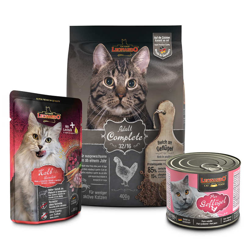 Cat Box LEONARDO® Adult Complete 32/16