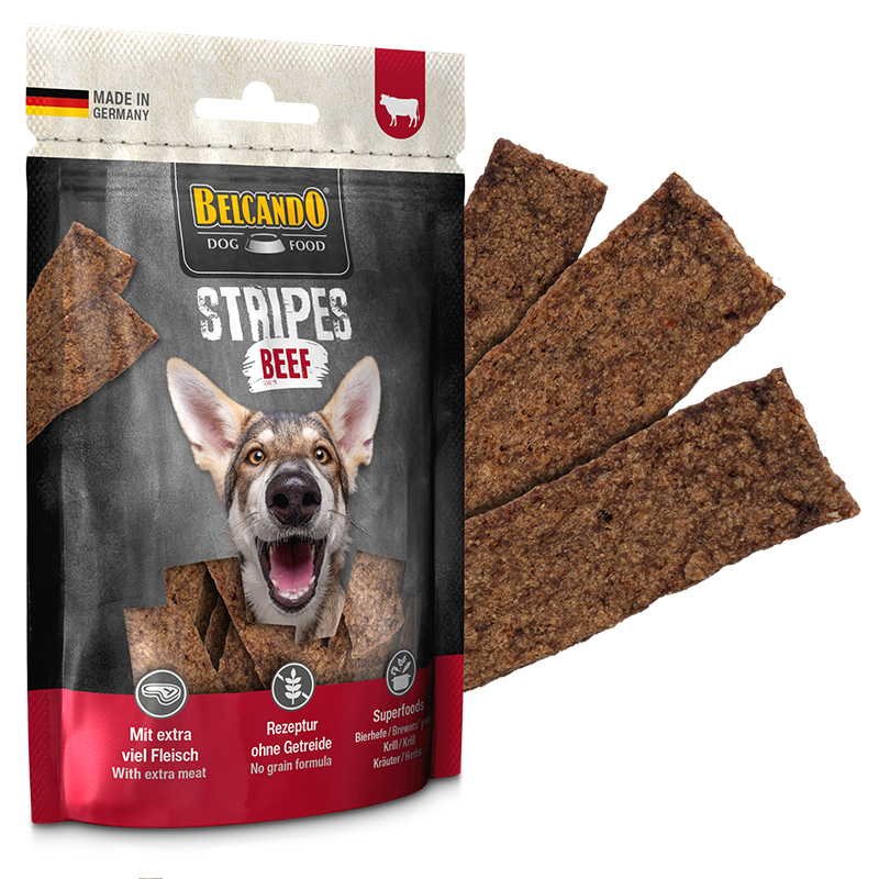 Futterabbildung Snacks Stripes Beef Futterabbildung Snacks Stripes Beef