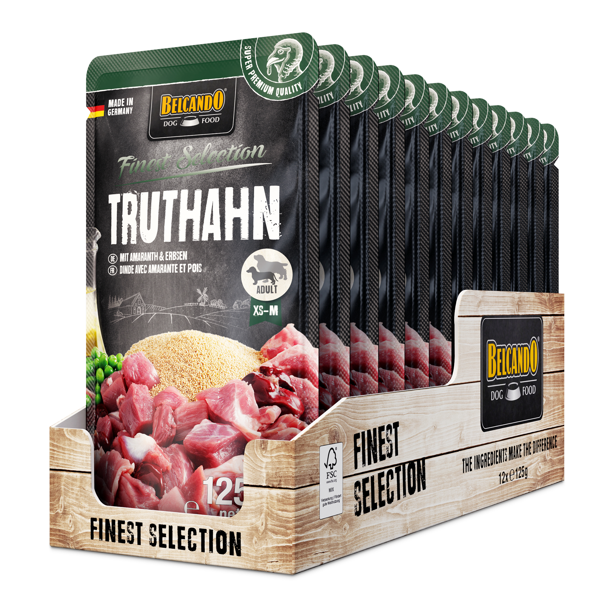 BELCANDO® Finest Selection Kalkun med amarant og ærter