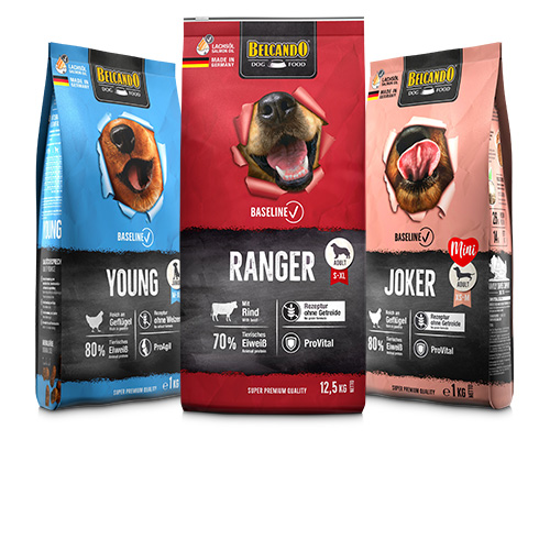 Belcando Trockenfutter Baseline Produktübersicht Belcando Trockenfutter Baseline Produktübersicht