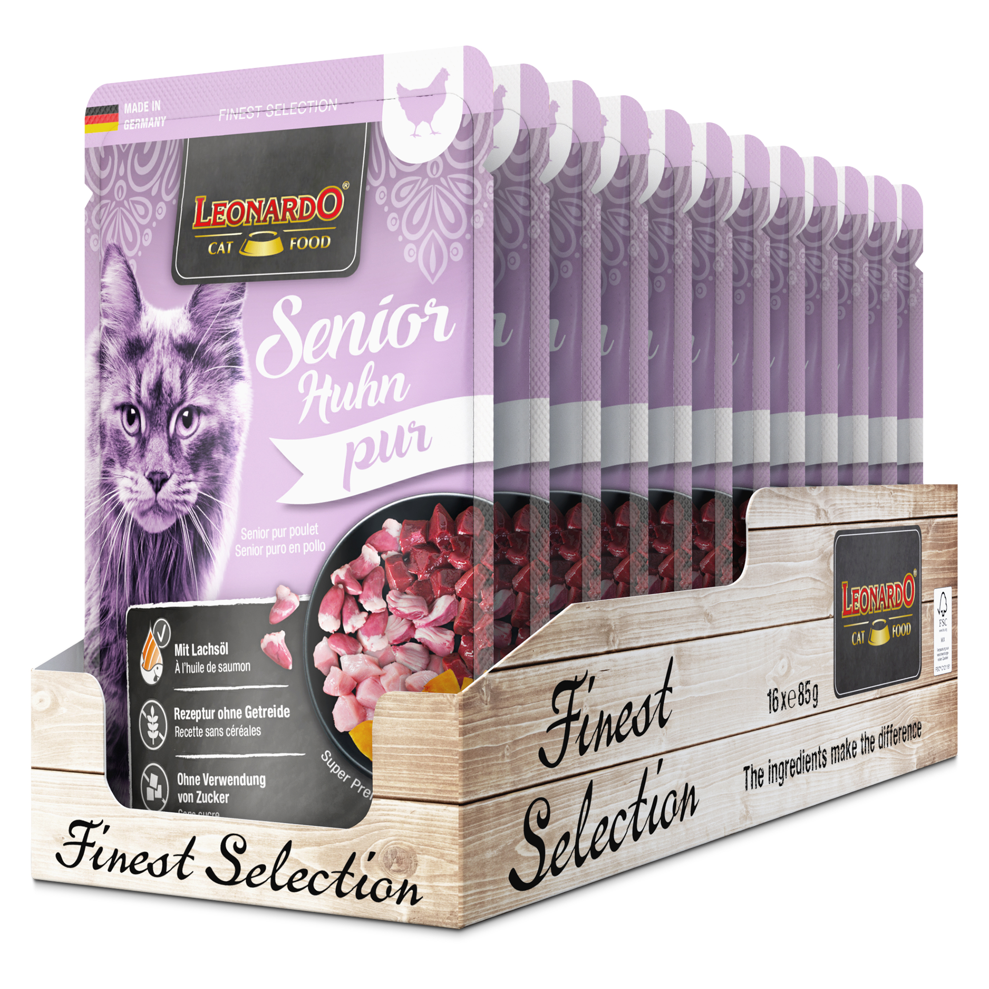 LEONARDO Senior chicken pure