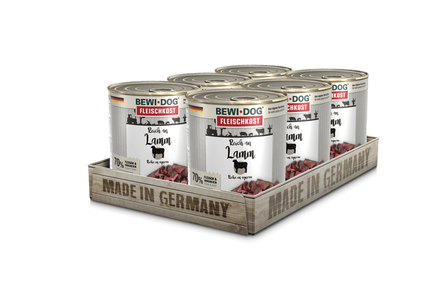 Bewidog-Dosen-Tray-Lamm-800g Bewidog-Dosen-Tray-Lamm-800g