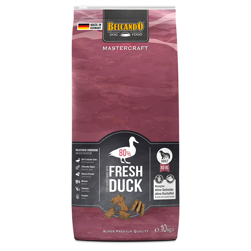 BELCANDO® MASTERCRAFT Fresh Duck bbmc-duck-10kg-front