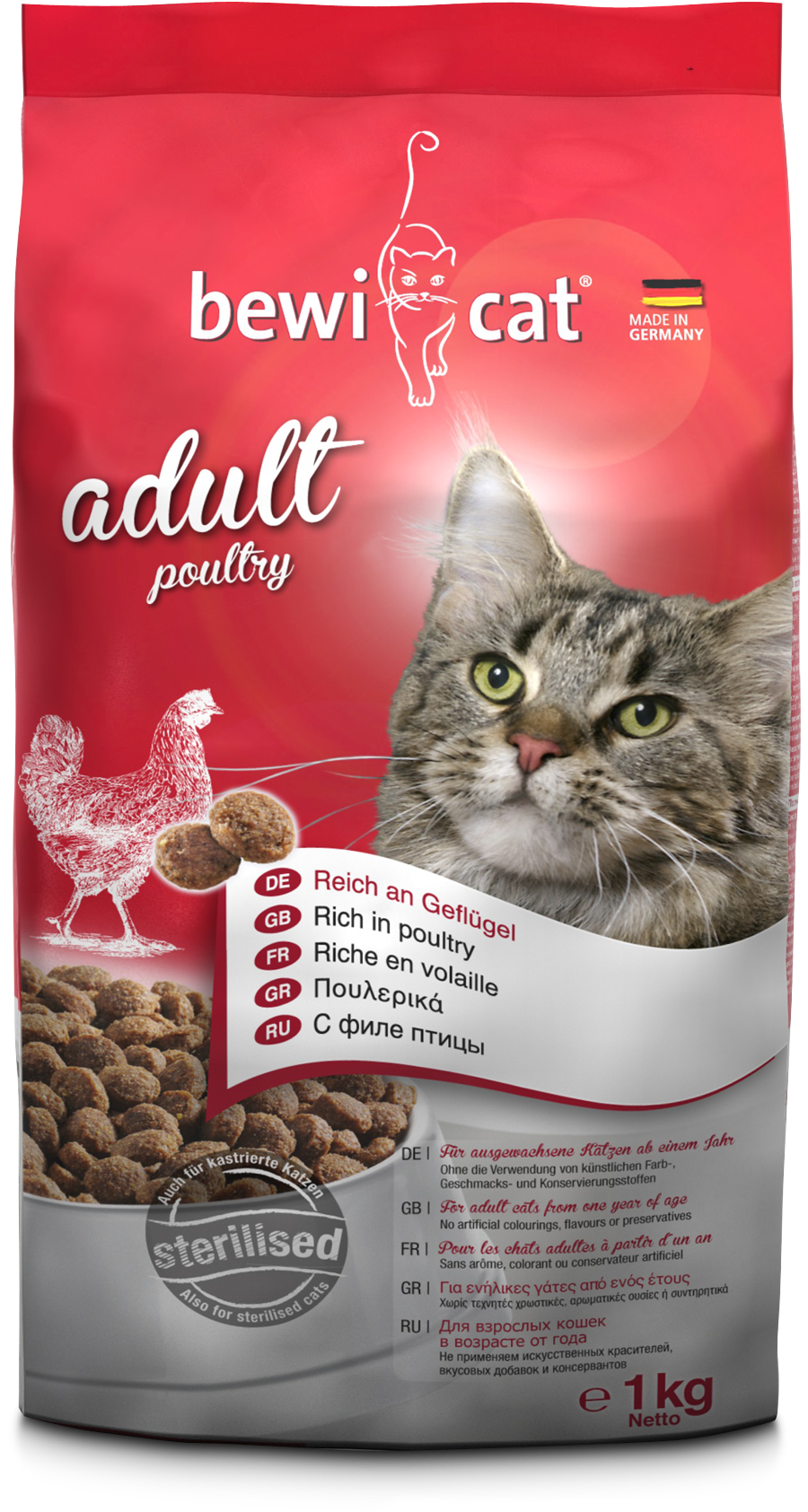 Bewicat-adult-poultry-1kg-front Bewicat-adult-poultry-1kg-front