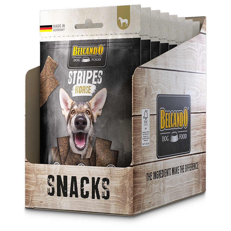 BELCANDO Stripes Horse bb-snacks-stripes-horse-70g-tray-re