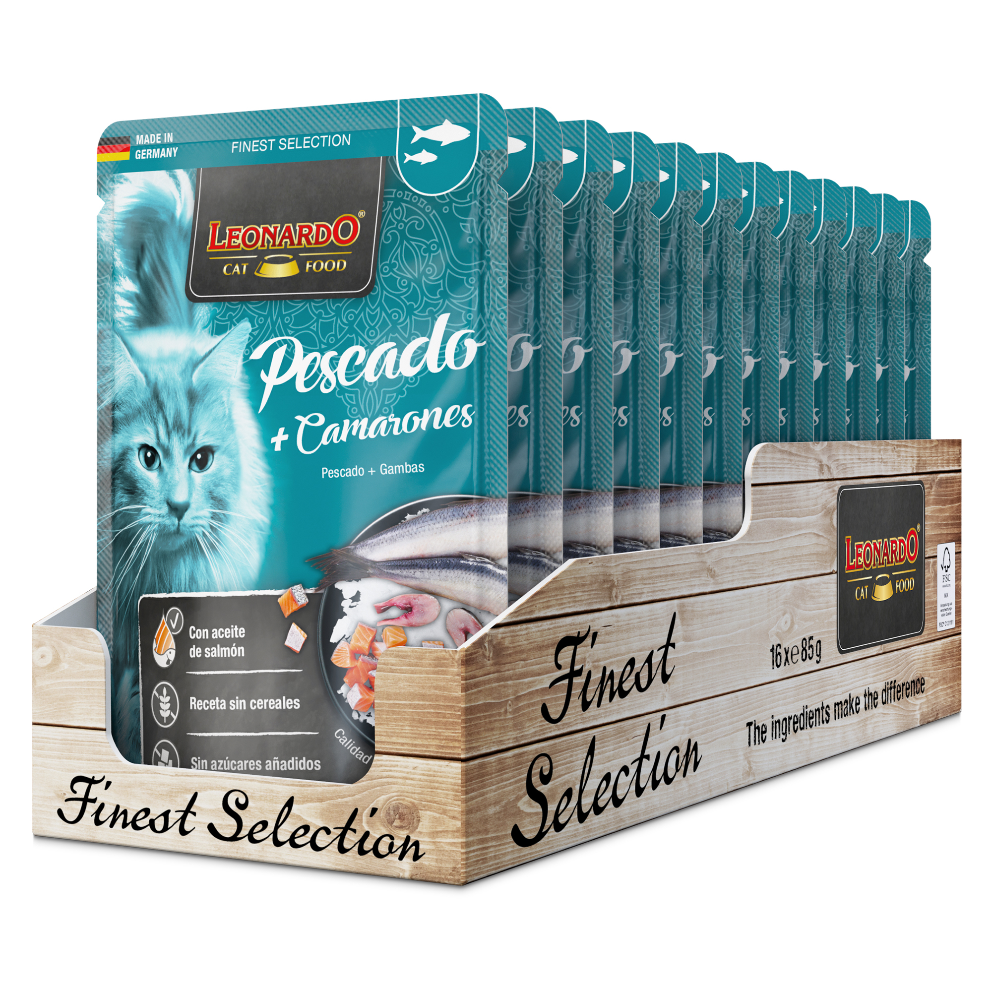 LEONARDO® Pescado + gambas LEONARDO® Pescado + gambas