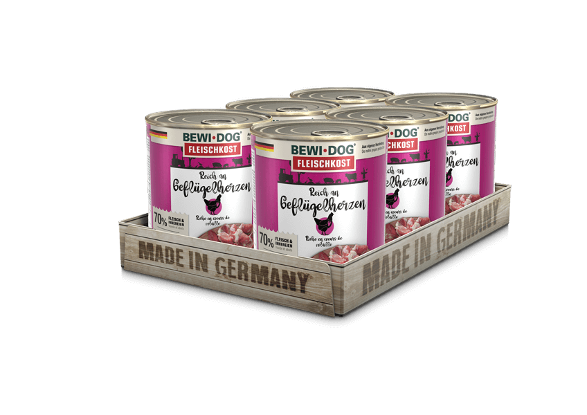 Bewidog-Dosen-Tray-Gefluegelherzen-800g Bewidog-Dosen-Tray-Gefluegelherzen-800g