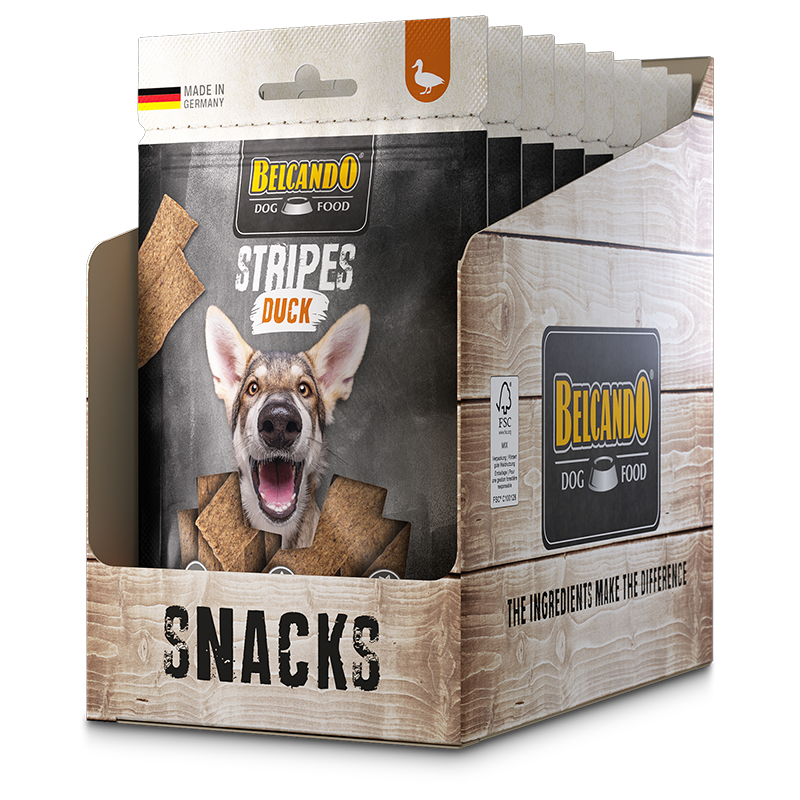 BELCANDO Stripes Duck bb-snacks-stripes-duck-70g-tray-re