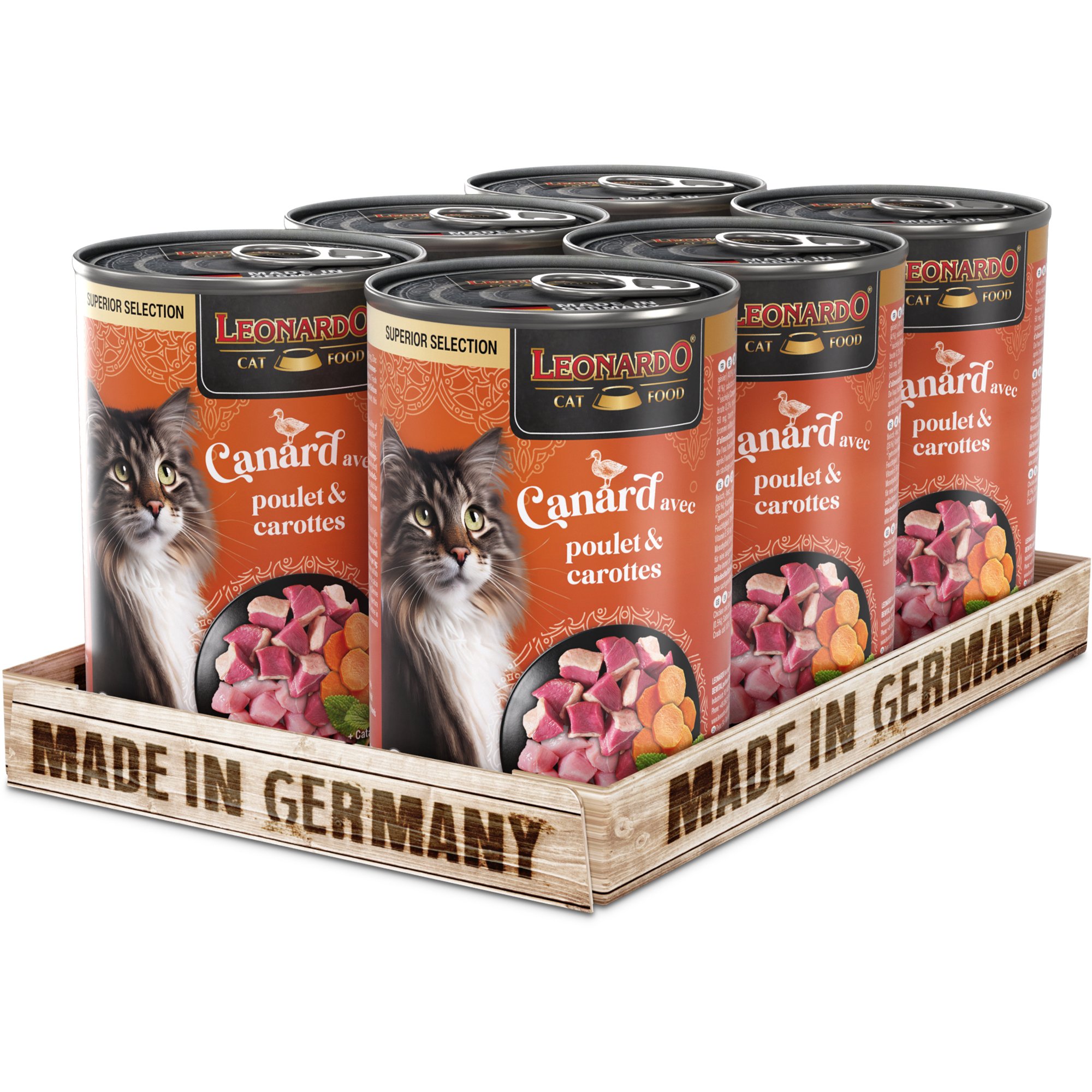 LEONARDO Ente mit Huhn & Karotten