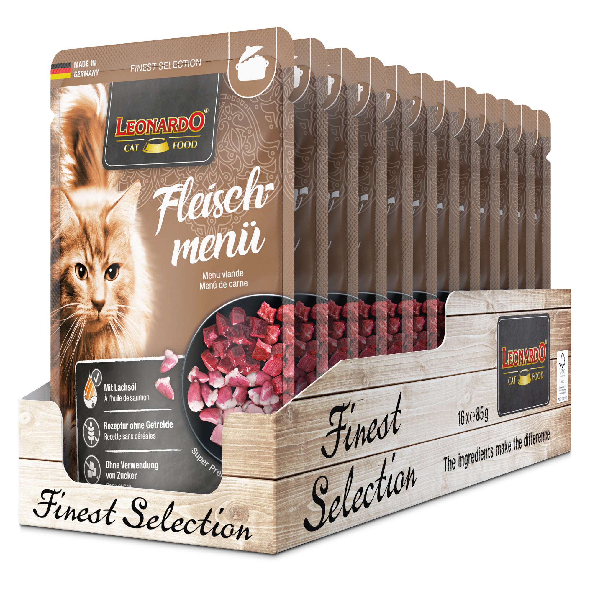 LEONARDO® Liha menu