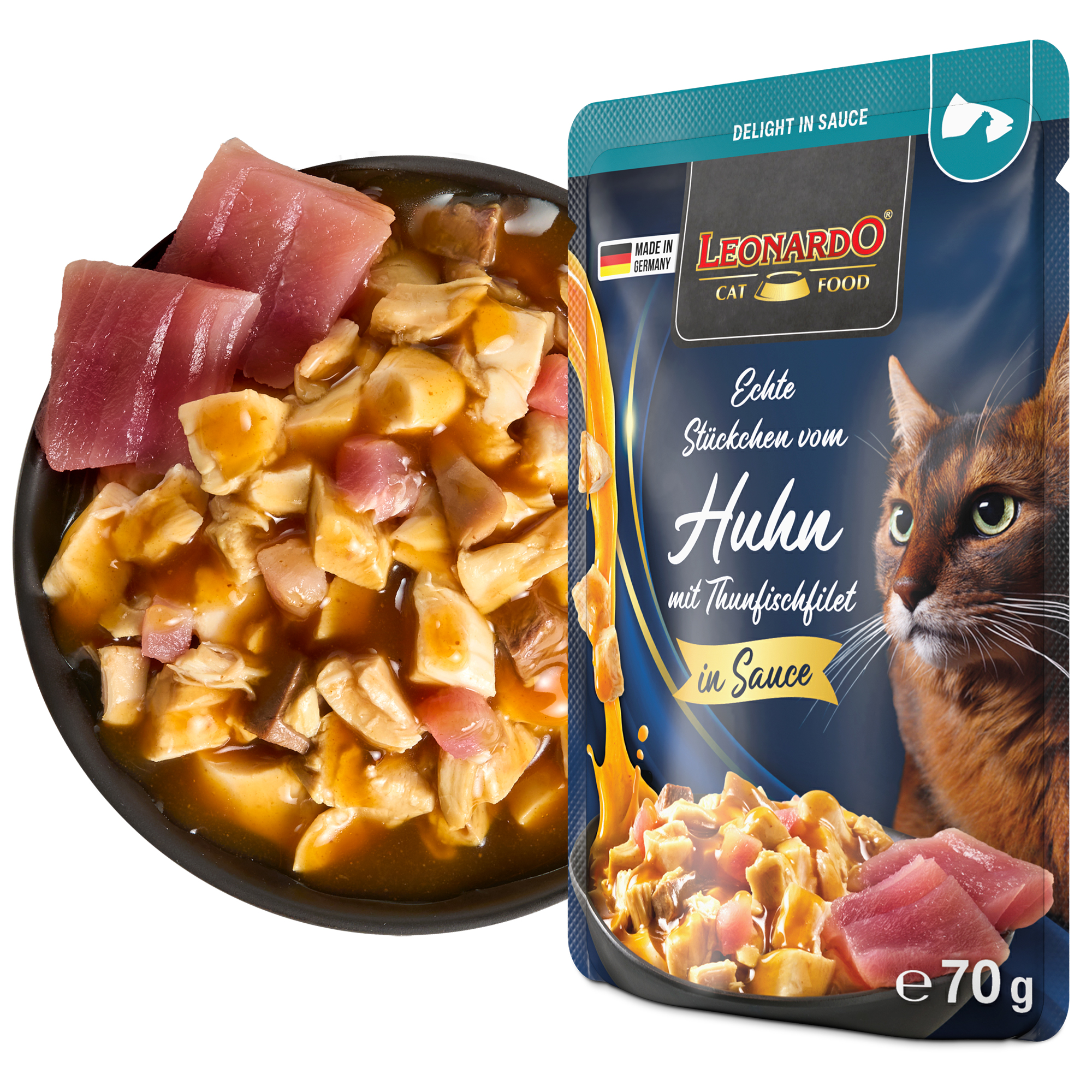 LEONARDO Delight Huhn mit Thunfischfilet 
