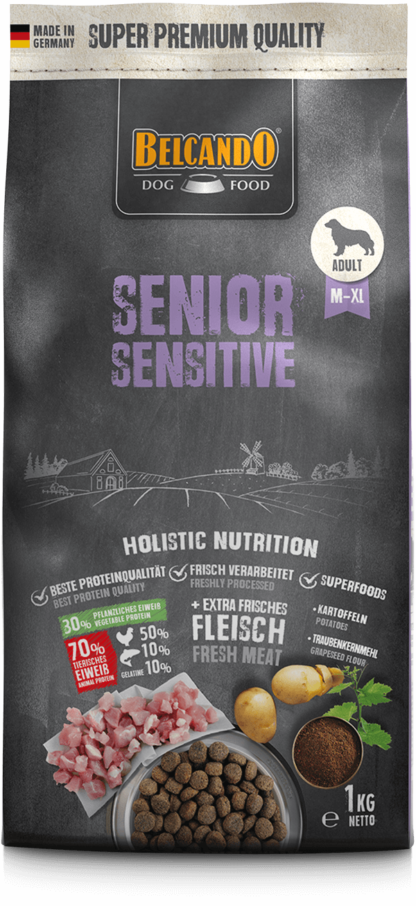 Belcando-Senior-Sensitive-1kg-front Belcando-Senior-Sensitive-1kg-front