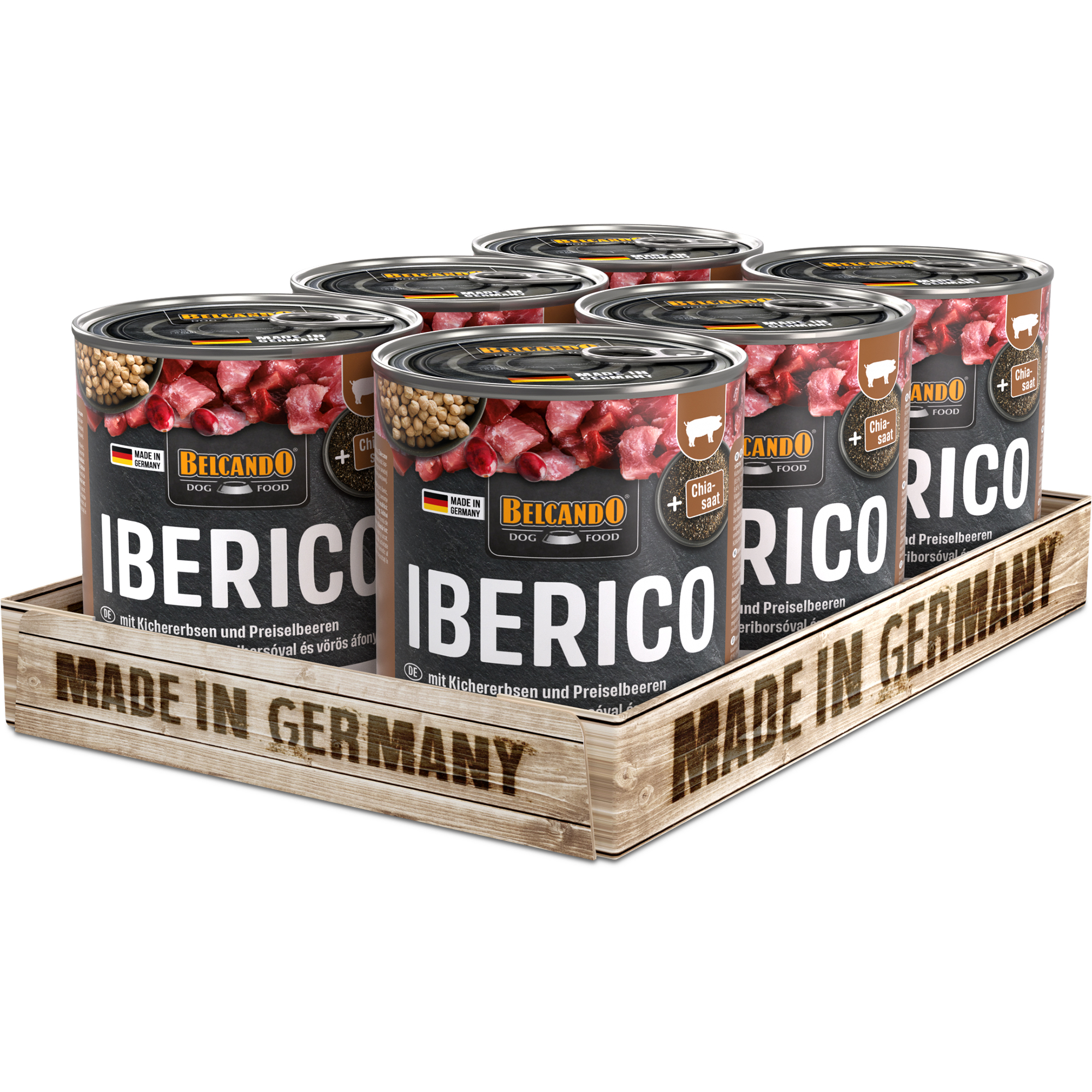 BELCANDO Iberico Schwein mit Kichererbsen und Preiselbeeren