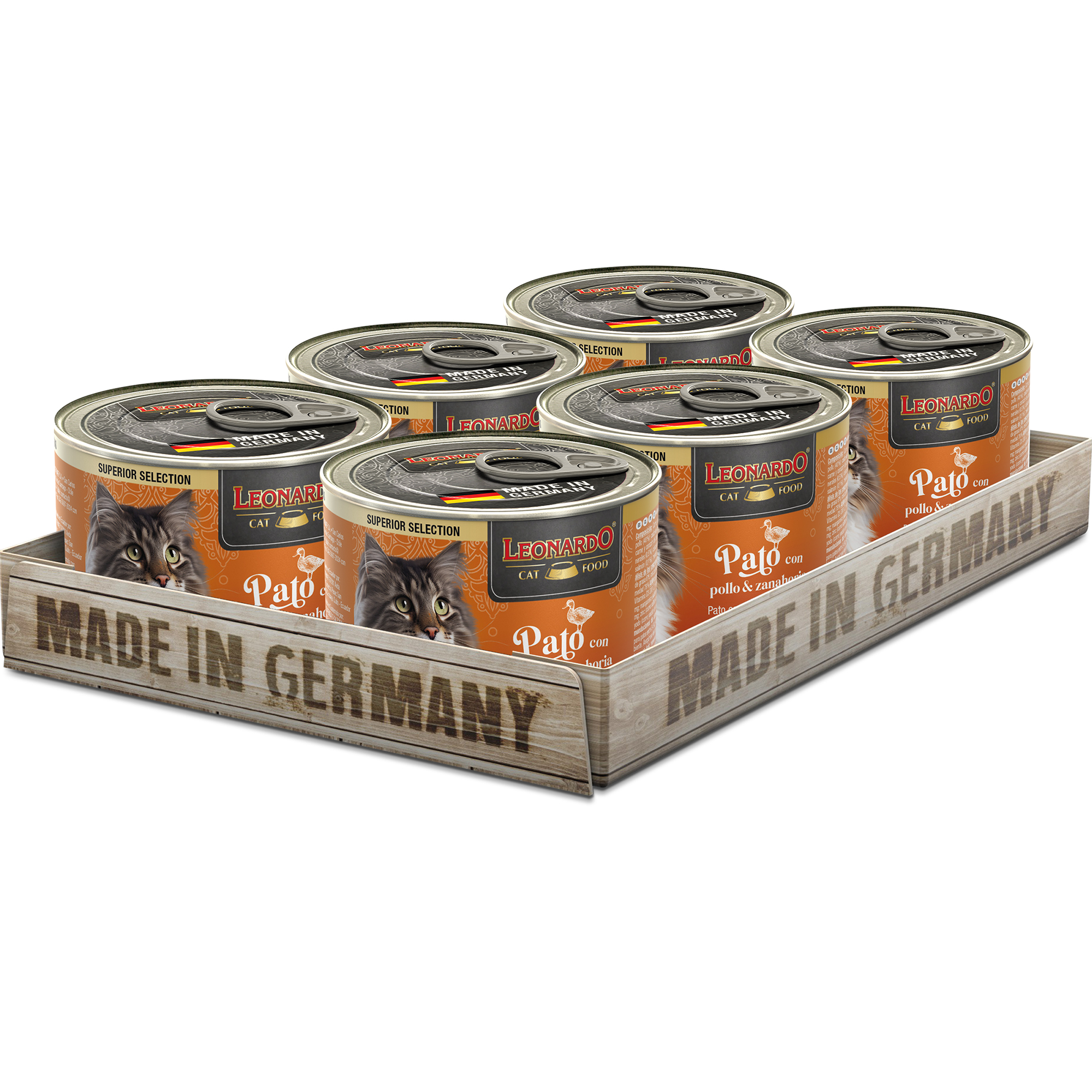 LEONARDO Ente mit Huhn & Karotten LEONARDO Ente mit Huhn & Karotten