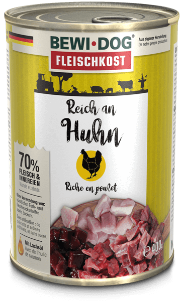 Bewidog-Dose-Huhn-400g Bewidog-Dose-Huhn-400g