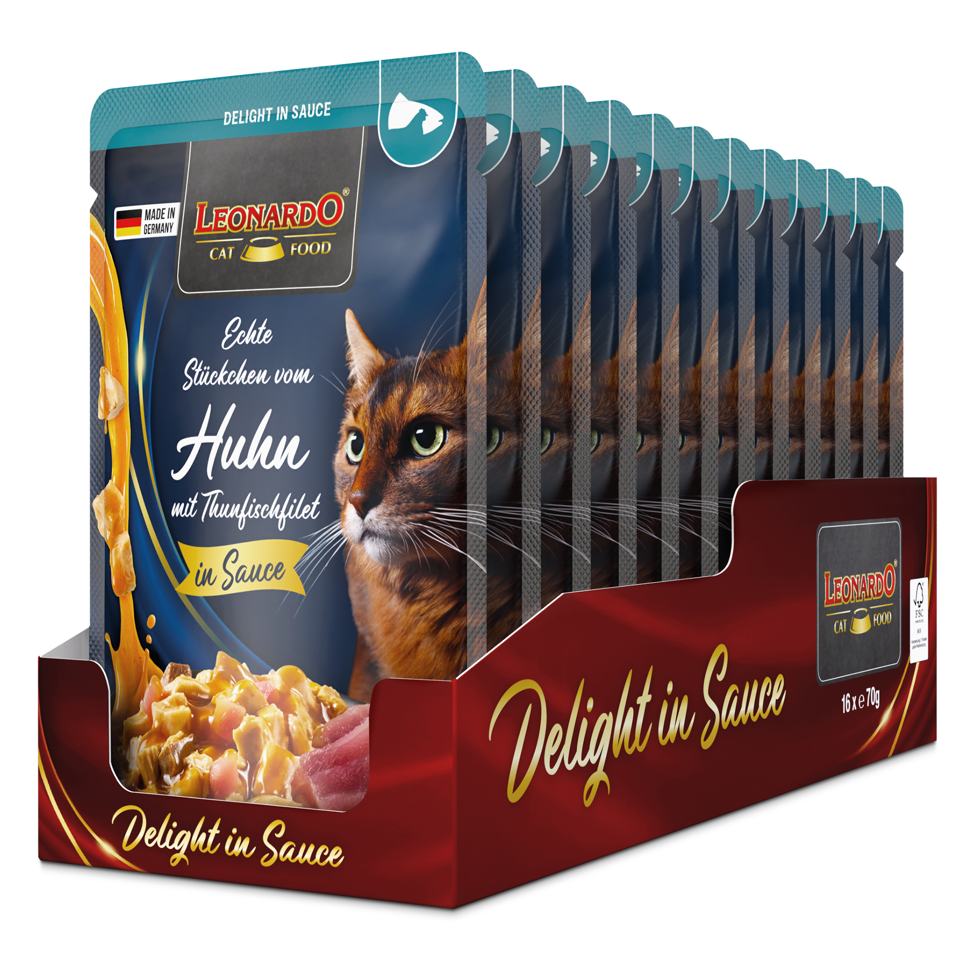 LEONARDO Delight Huhn mit Thunfischfilet LEONARDO Delight Huhn mit Thunfischfilet