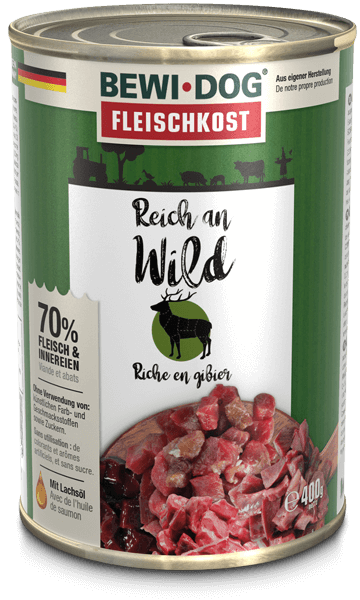 Bewidog-Dose-Wild-400g Bewidog-Dose-Wild-400g