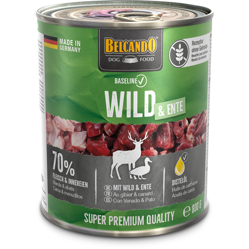 BELCANDO Baseline Wild & Ente bb-baseline-dose-wild-800g-front-800px