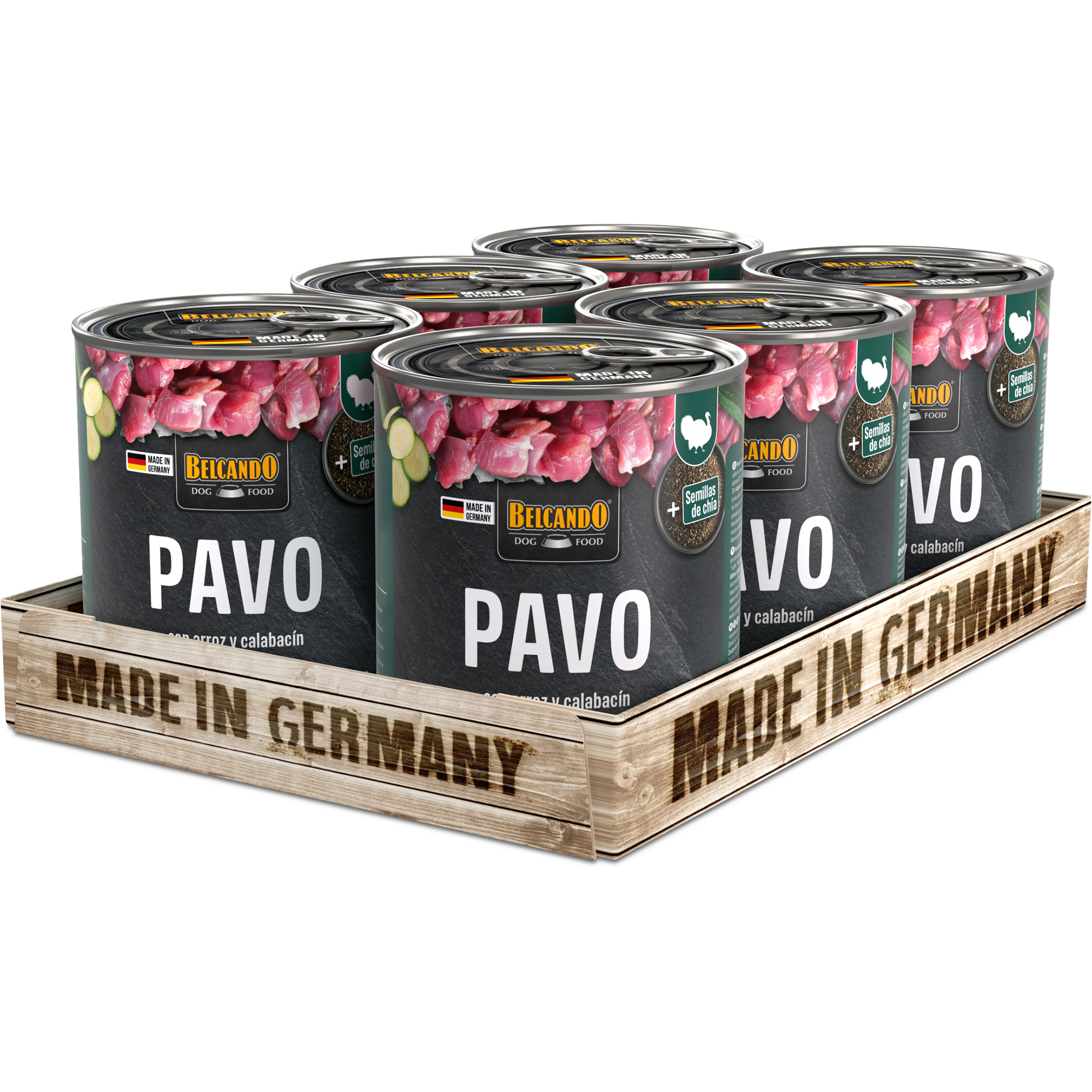 BELCANDO Pavo con arroz y calabacín