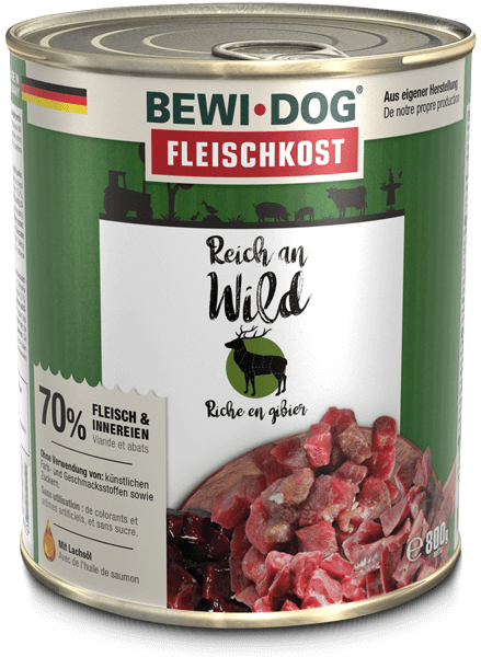 Bewidog-Dose-Wild-800g Bewidog-Dose-Wild-800g