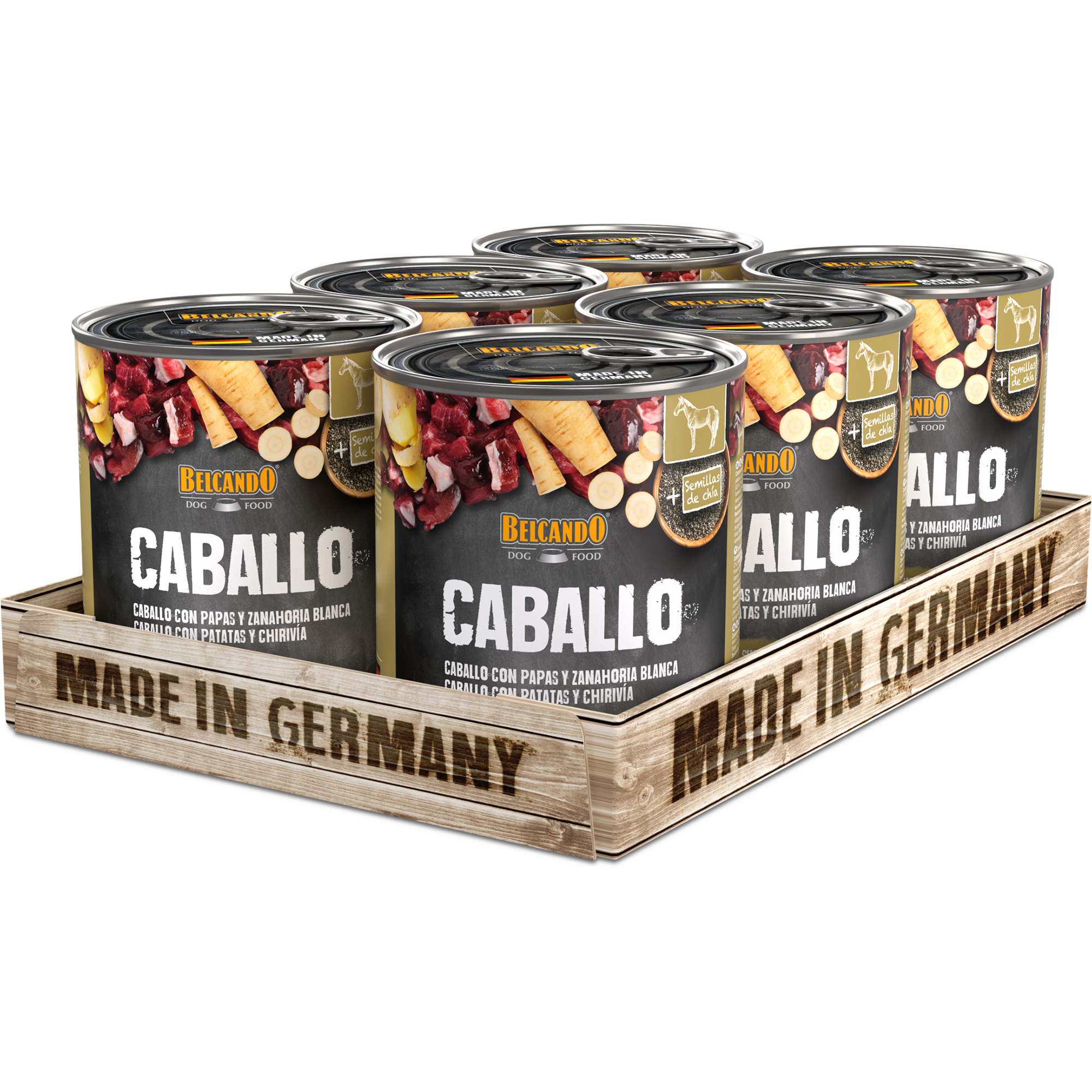 BELCANDO Caballo con patata y chirivía