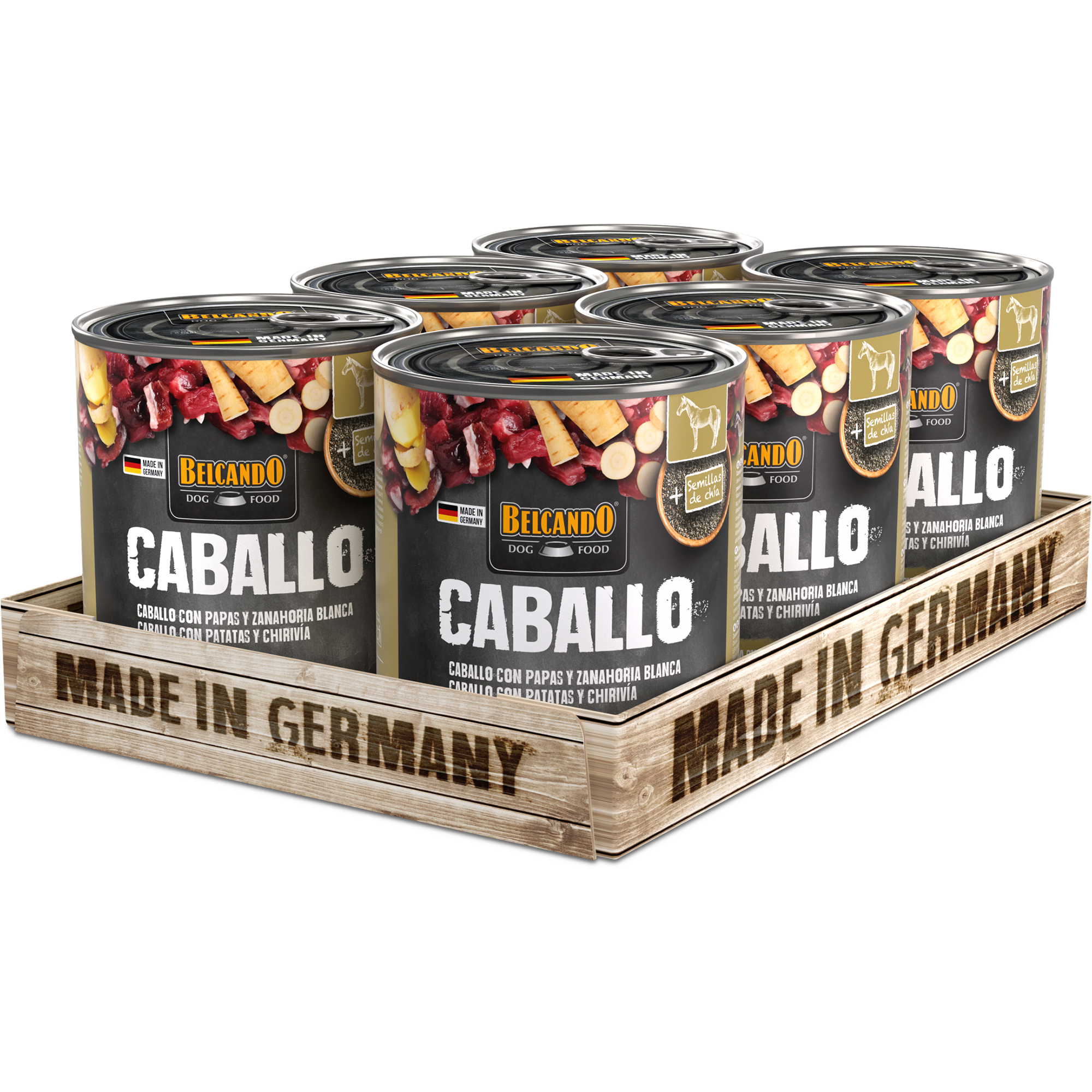 BELCANDO Caballo con patata y chirivía