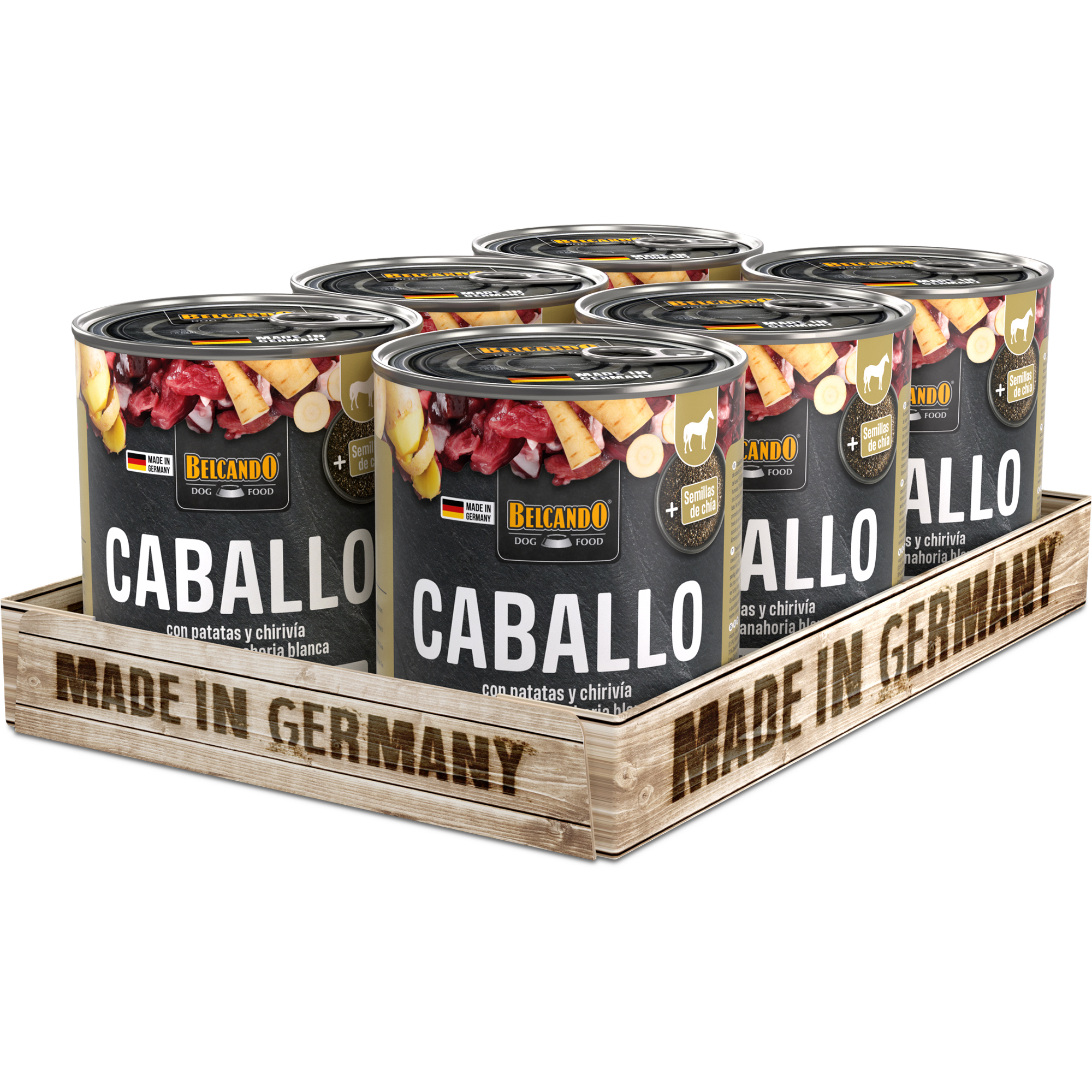 BELCANDO Caballo con patata y chirivía