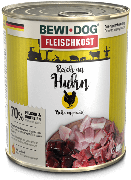 Bewidog-Dose-Huhn-800g Bewidog-Dose-Huhn-800g