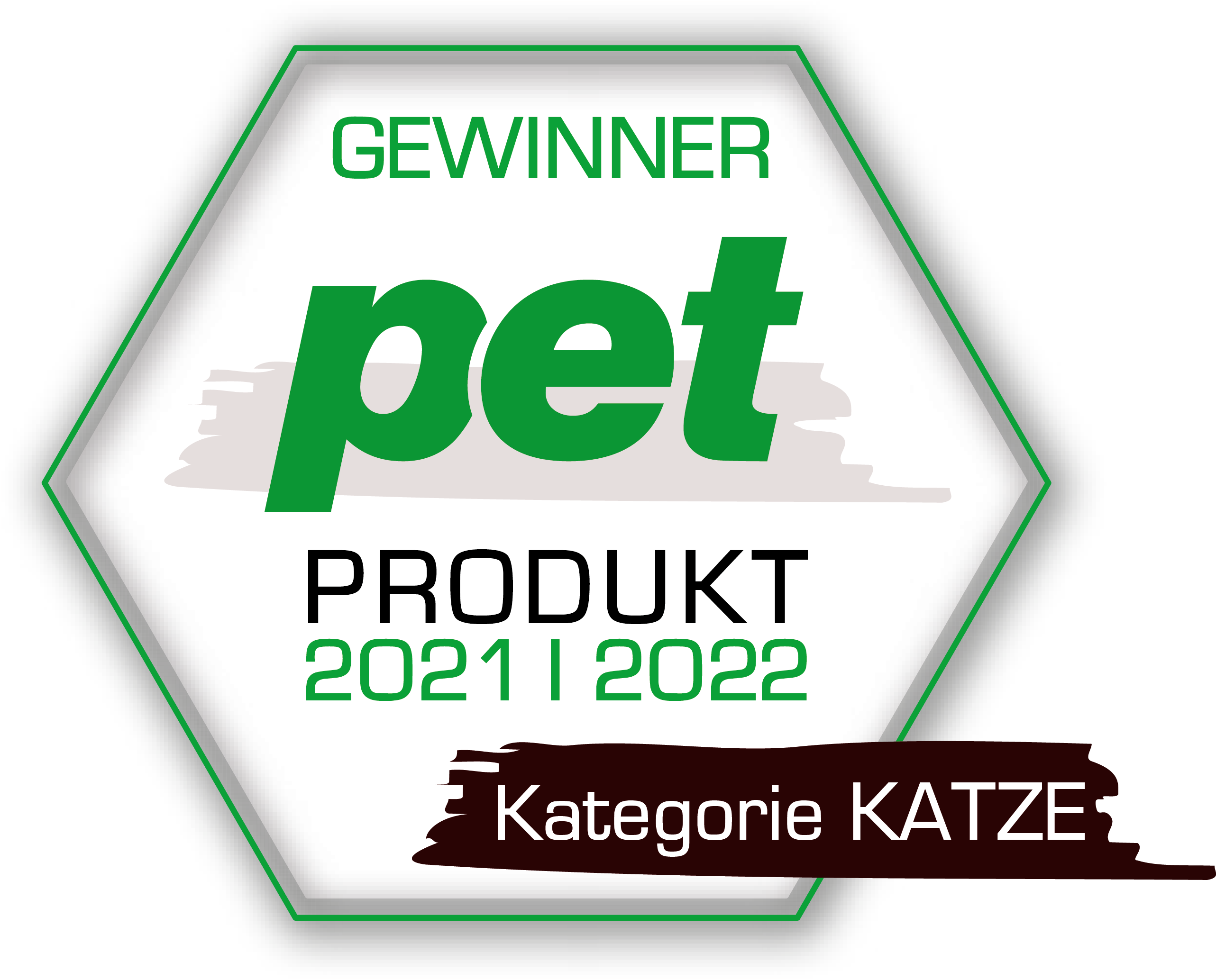 Gewinner pet Produkt 