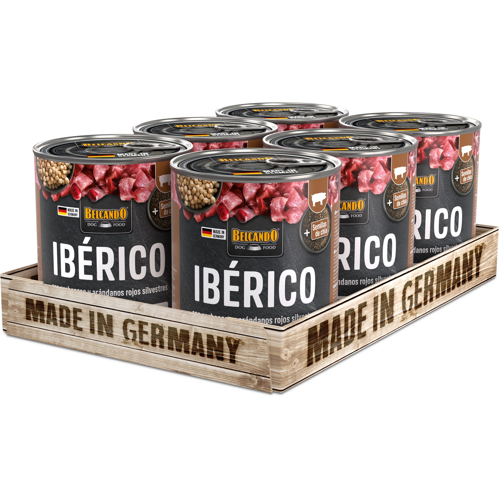 BELCANDO cerdo ibérico con garbanzos y arándanos BELCANDO cerdo ibérico con garbanzos y arándanos