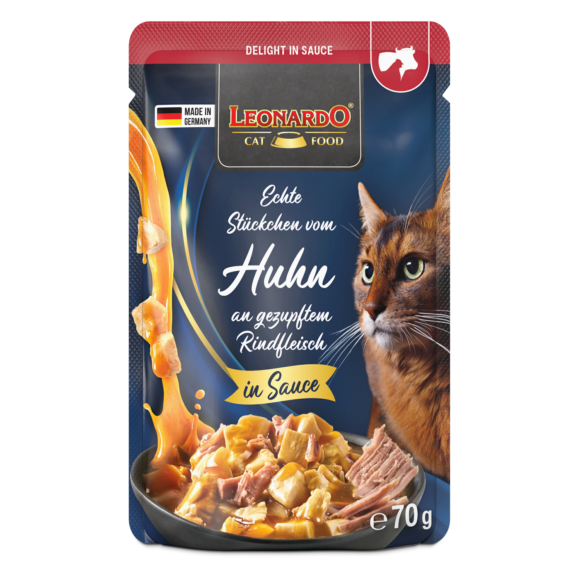 LEONARDO Delight Huhn an gezupftem Rindfleisch LEONARDO Delight Huhn an gezupftem Rindfleisch