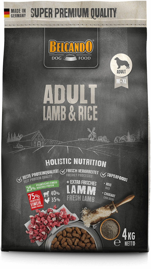 Belcando-Adult-Lamb-Rice-4kg-front